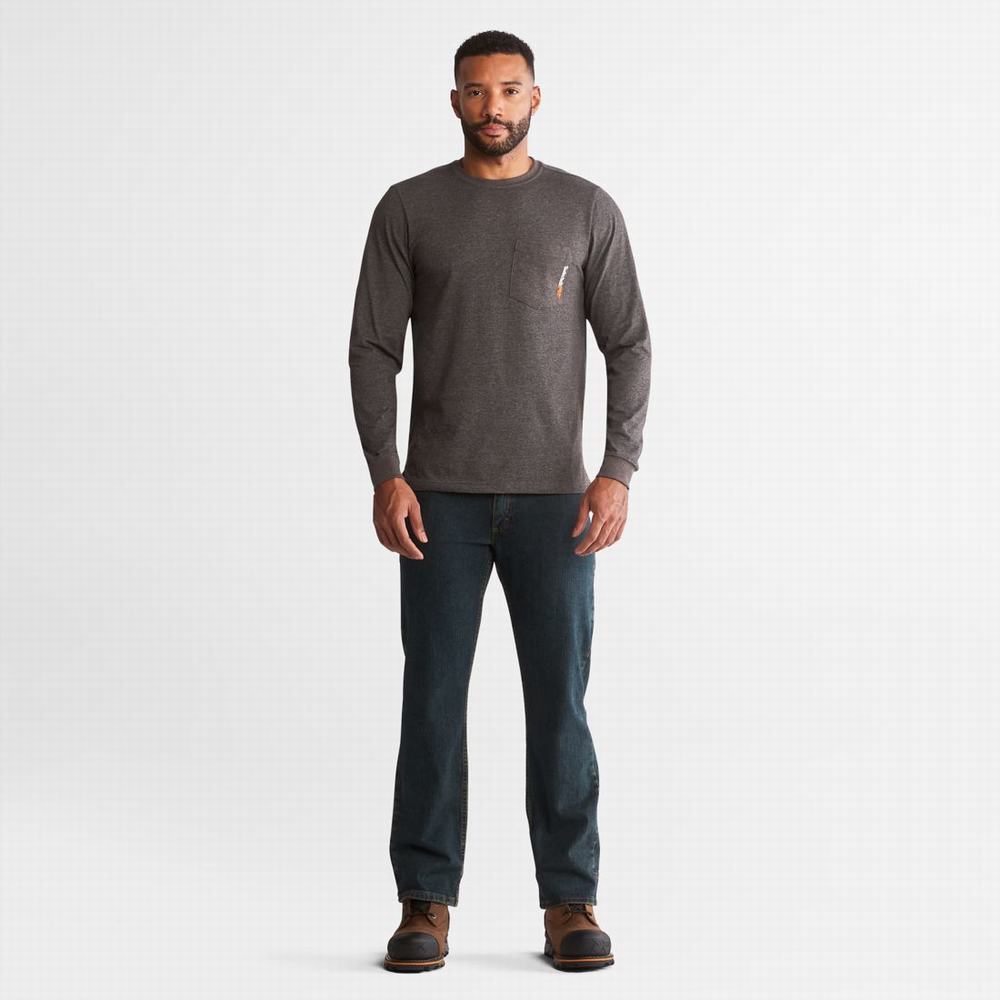 Timberland PRO® Grit-N-Grind Flex Denim İş Kot Pantolon Erkek Koyu | TR-9821Y