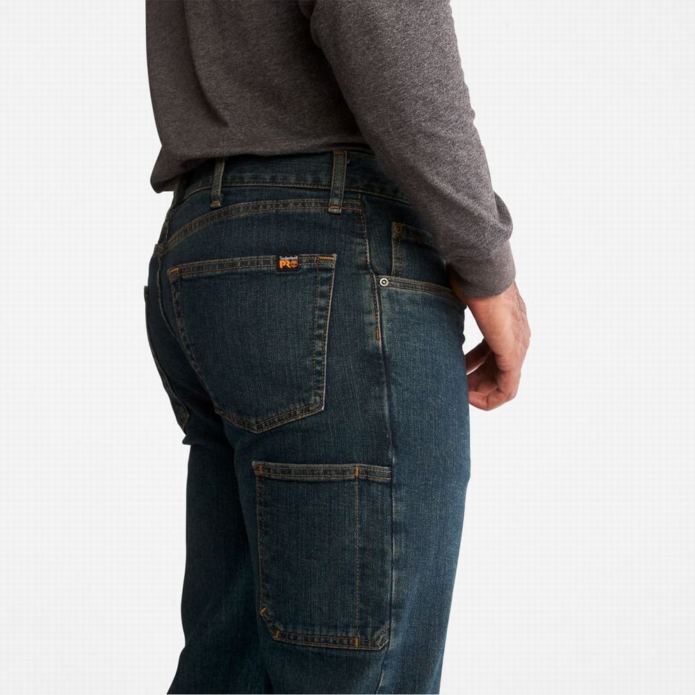 Timberland PRO® Grit-N-Grind Flex Denim İş Kot Pantolon Erkek Koyu | TR-9821Y