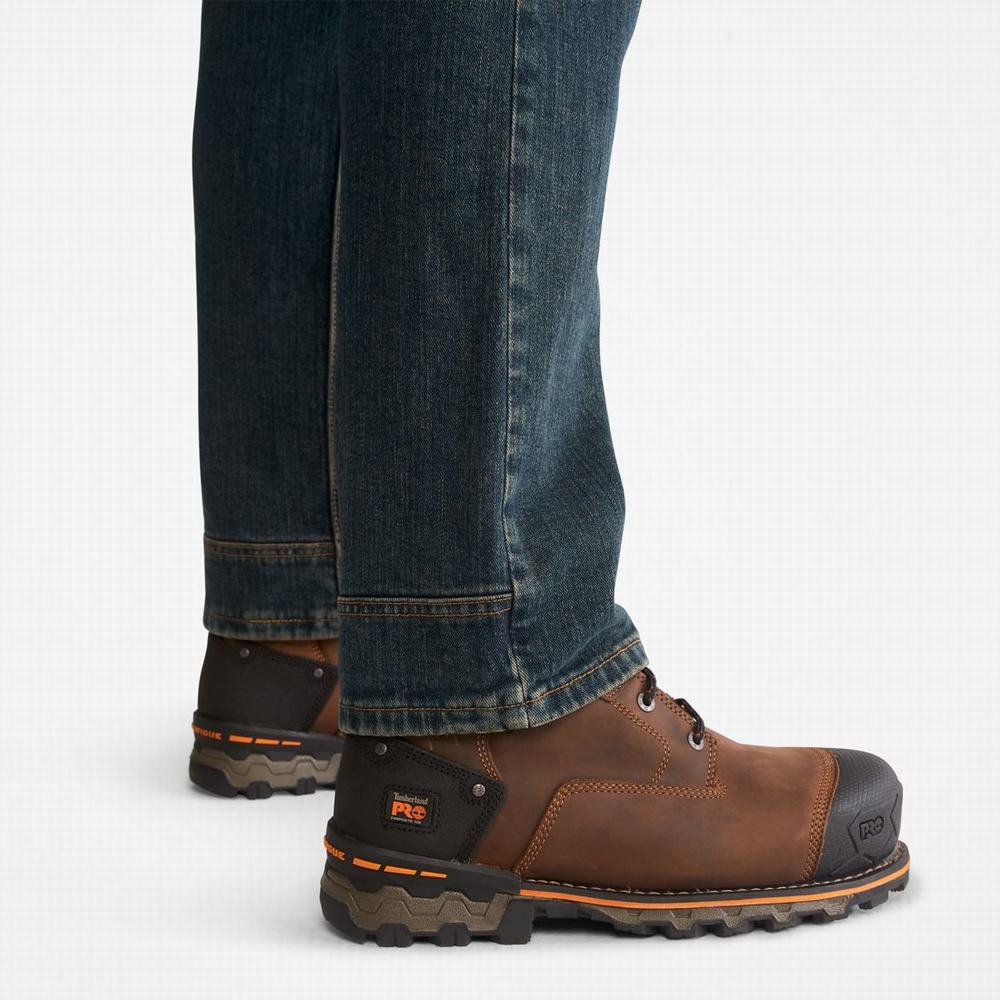 Timberland PRO® Grit-N-Grind Flex Denim İş Kot Pantolon Erkek Koyu | TR-9821Y