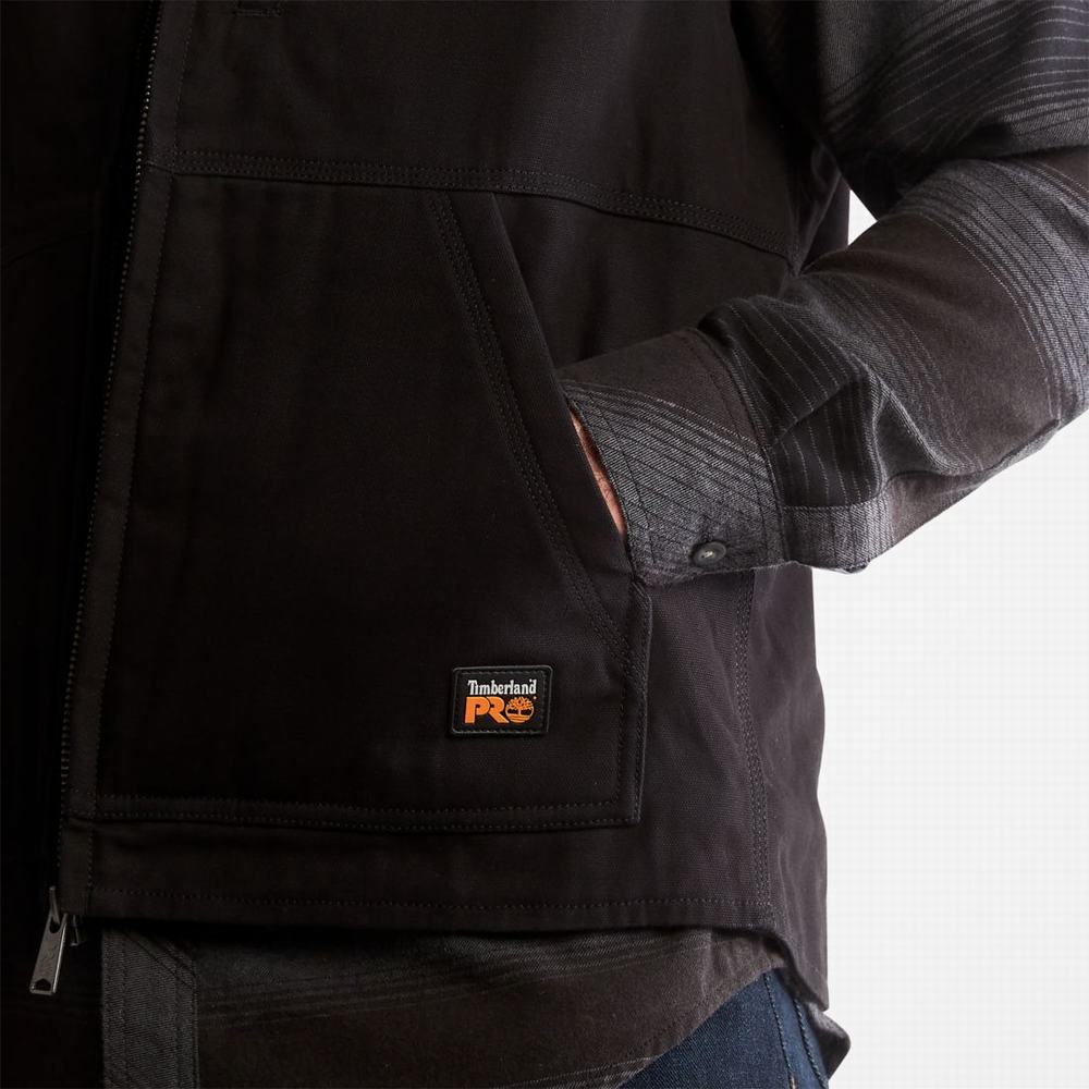 Timberland PRO® Gritman Astar Kanvas Yelek Erkek Siyah | TR-6503S