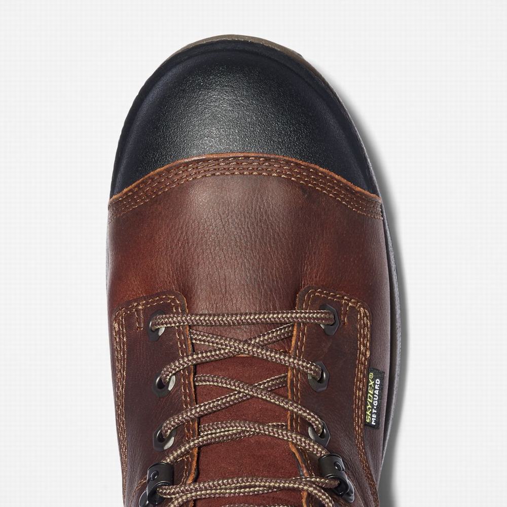 Timberland PRO® Helix HD Met Guard Composite Burunlu Iş Botu Erkek Kahverengi | TR-0376V