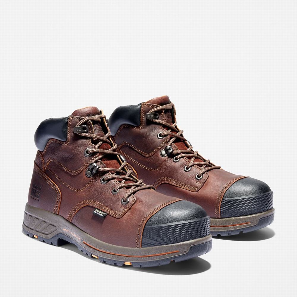 Timberland PRO® Helix HD Met Guard Composite Burunlu Iş Botu Erkek Kahverengi | TR-0376V