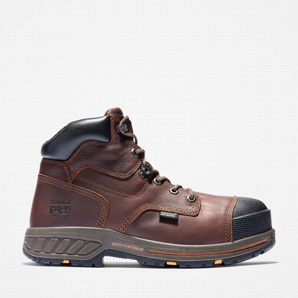 Timberland PRO® Helix HD Met Guard Composite Burunlu Iş Botu Erkek Kahverengi | TR-0376V