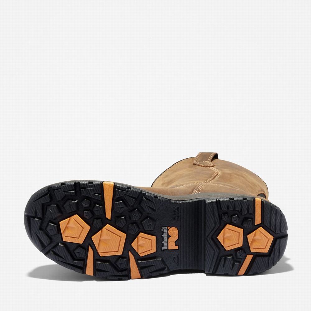 Timberland PRO® Helix HD Pull On Composite Burunlu Waterproof Iş Botu Erkek Kahverengi | TR-3214S