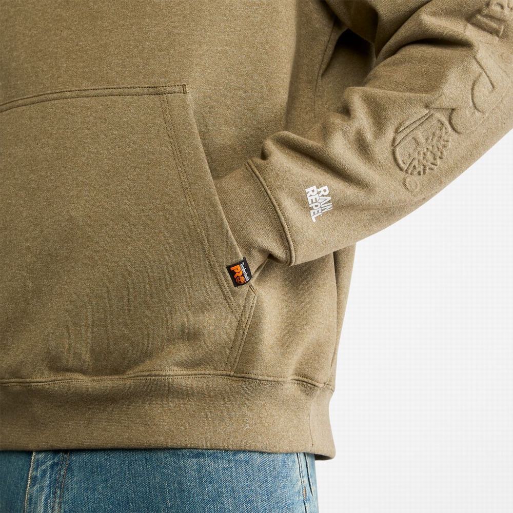 Timberland PRO® Hood Honcho Sport Embossed Logo Pullover Kapüşonlu Sweatshirt Erkek Zeytin Yeşili | TR-7405V