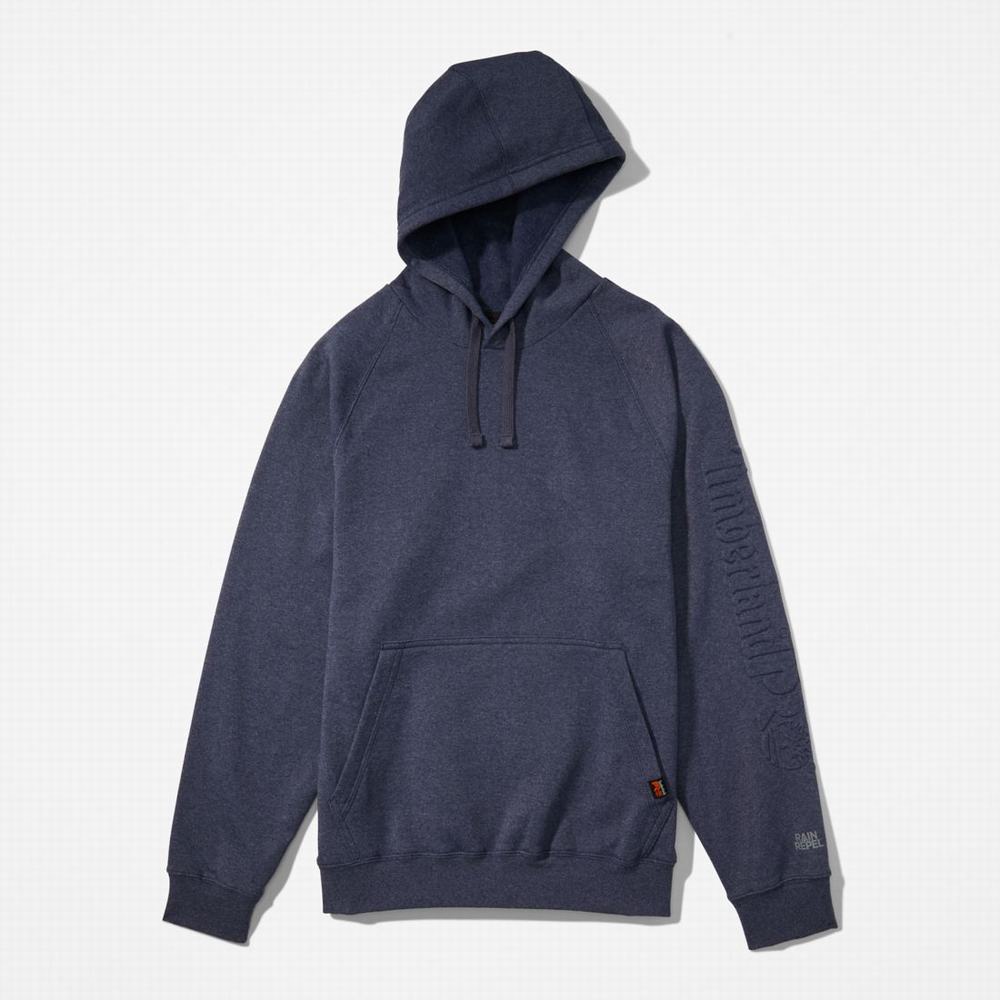 Timberland PRO® Hood Honcho Sport Embossed Logo Pullover Kapüşonlu Sweatshirt Erkek Lacivert | TR-8239C