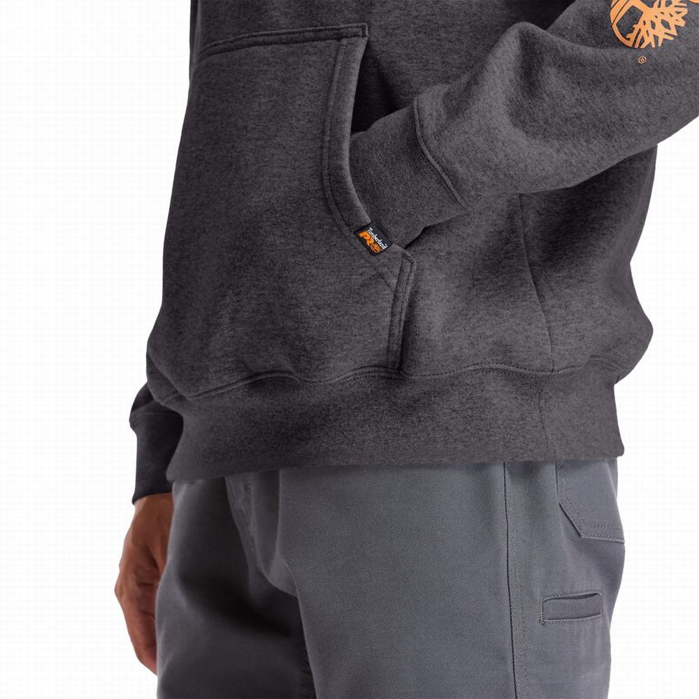 Timberland PRO® Hood Honcho Sport Kapüşonlu Sweatshirt Erkek Koyu Gri | TR-1709E
