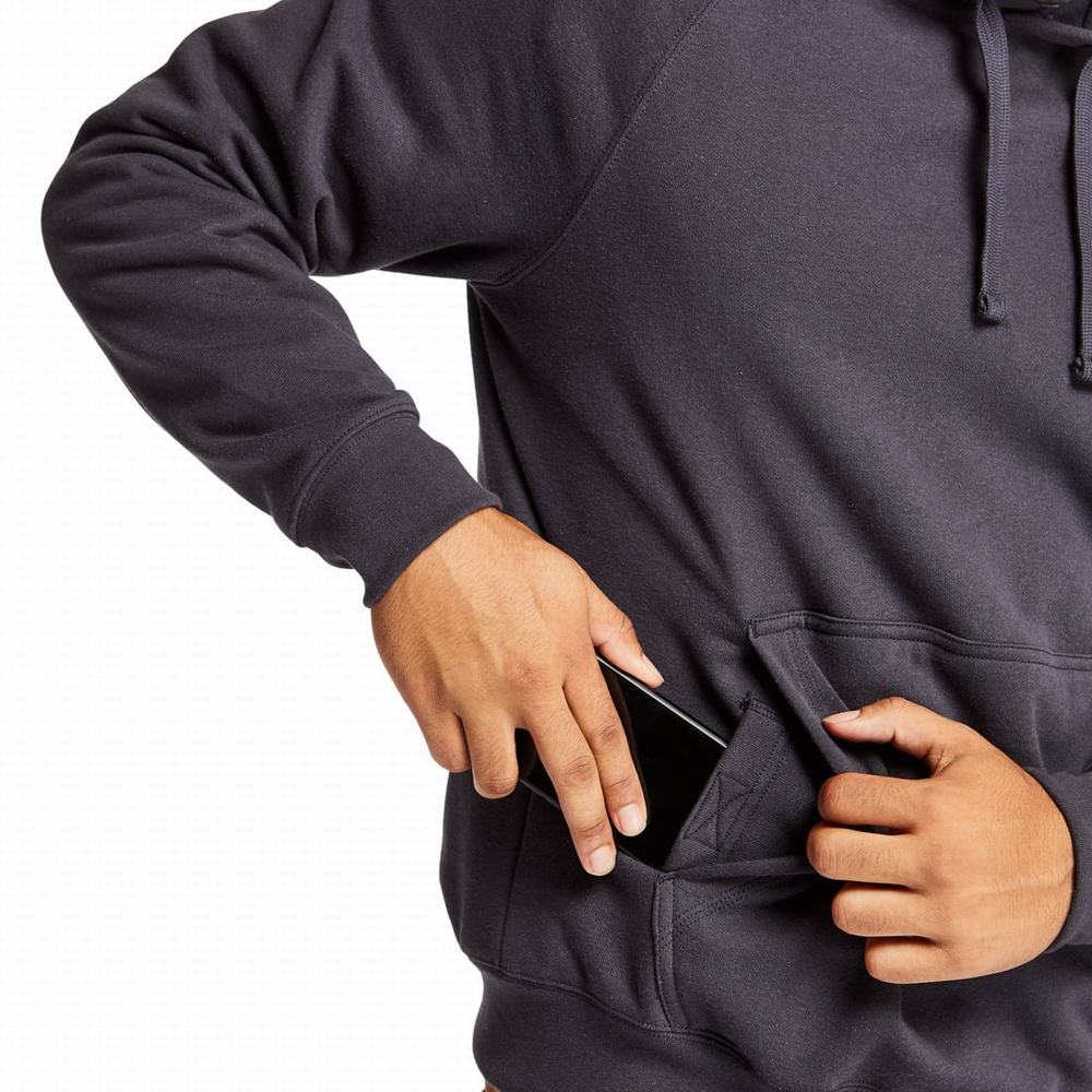 Timberland PRO® Hood Honcho Sport Kapüşonlu Sweatshirt Erkek Lacivert Sarı | TR-9347M
