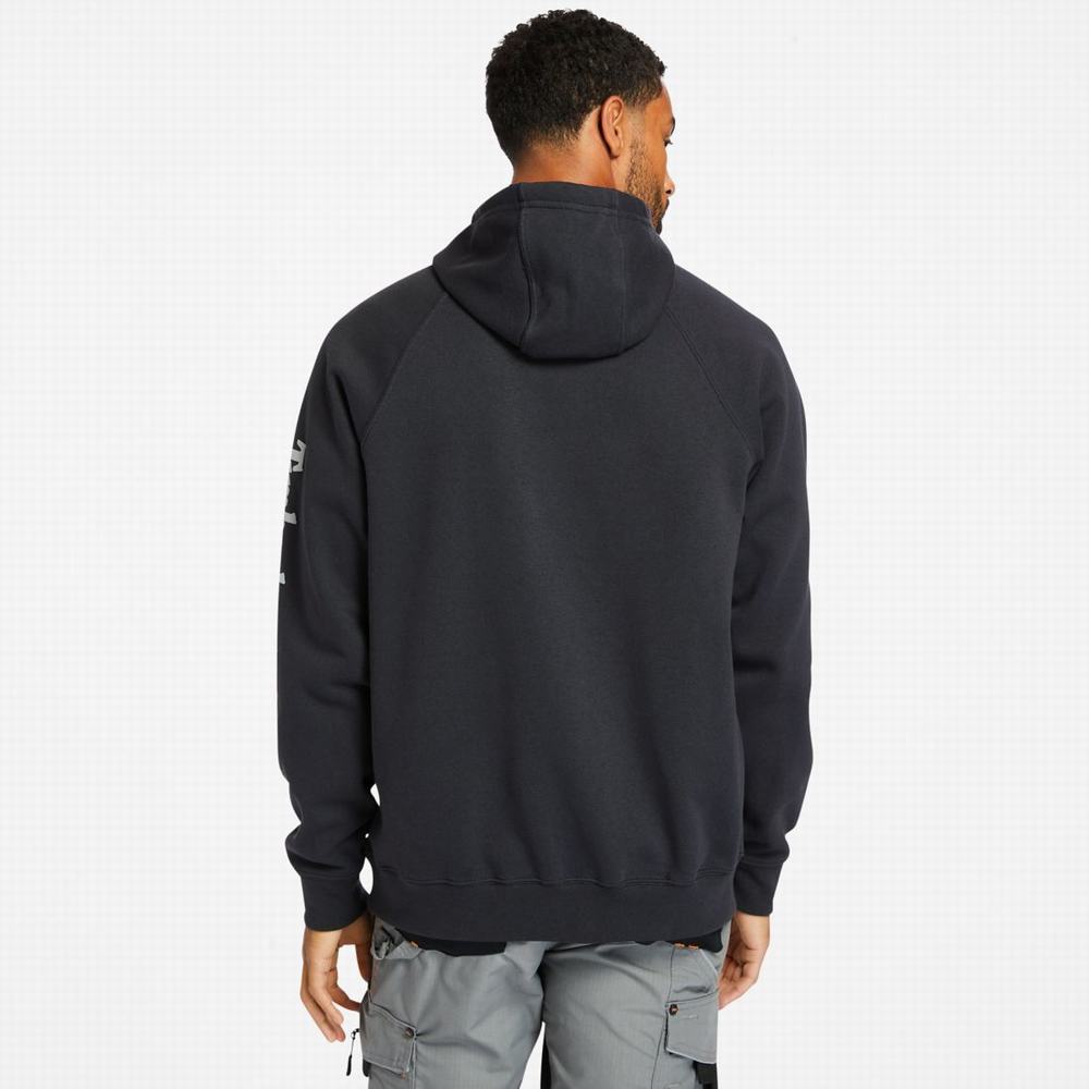 Timberland PRO® Hood Honcho Sport Kapüşonlu Sweatshirt Erkek Siyah | TR-9543W