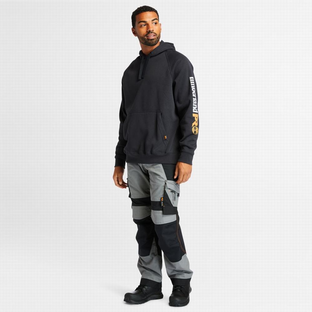 Timberland PRO® Hood Honcho Sport Kapüşonlu Sweatshirt Erkek Siyah | TR-9543W