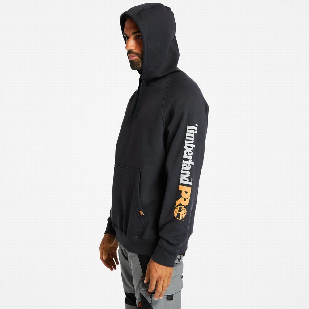 Timberland PRO® Hood Honcho Sport Kapüşonlu Sweatshirt Erkek Siyah | TR-9543W