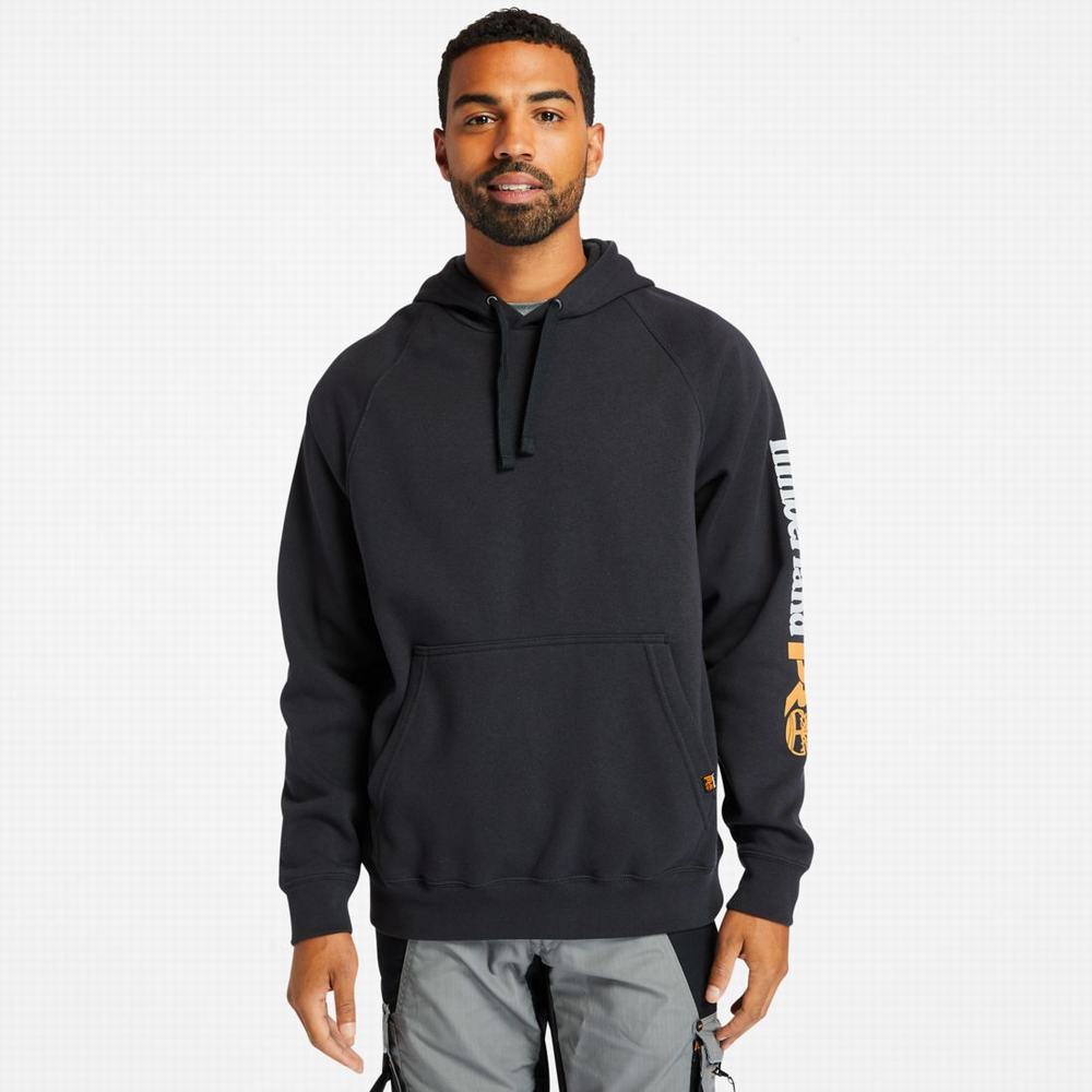 Timberland PRO® Hood Honcho Sport Kapüşonlu Sweatshirt Erkek Siyah | TR-9543W
