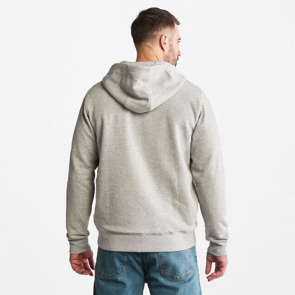 Timberland PRO® Hood Honcho Zip Tişörtü Erkek Gri | TR-1874R