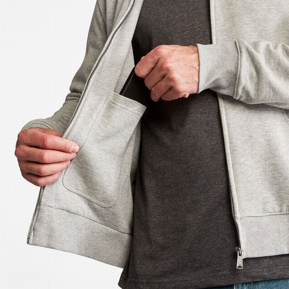 Timberland PRO® Hood Honcho Zip Tişörtü Erkek Gri | TR-1874R