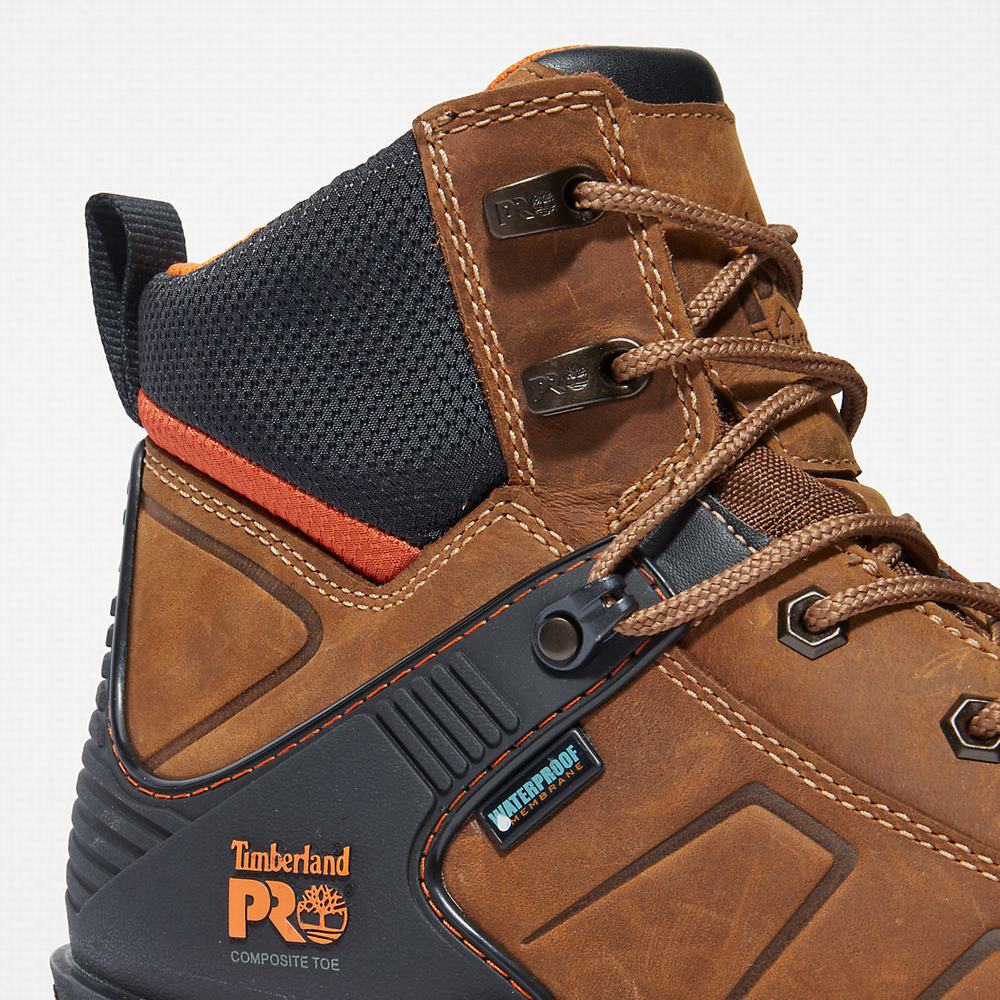 Timberland PRO® Hypercharge Composite Emniyet Burunlu Waterproof Iş Botu Erkek Kahverengi | TR-2187K
