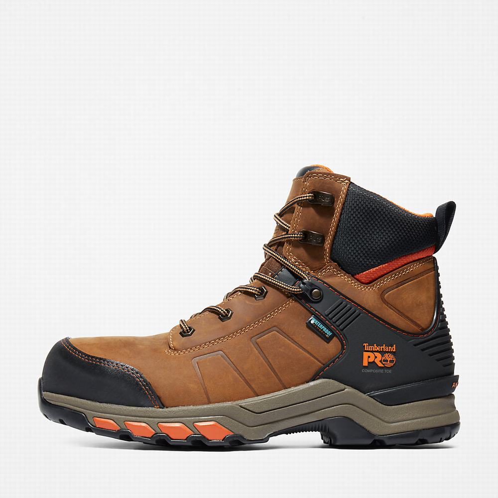 Timberland PRO® Hypercharge Composite Emniyet Burunlu Waterproof Iş Botu Erkek Kahverengi | TR-2187K