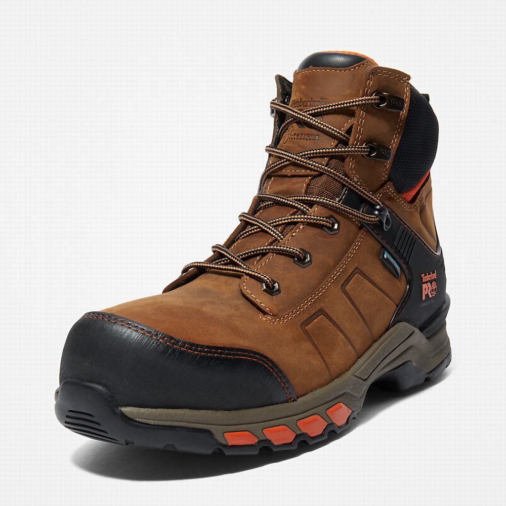 Timberland PRO® Hypercharge Composite Emniyet Burunlu Waterproof Iş Botu Erkek Kahverengi | TR-2187K