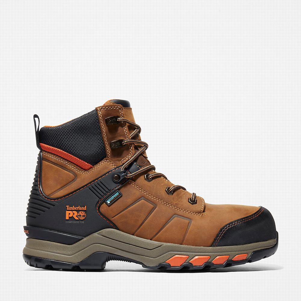 Timberland PRO® Hypercharge Composite Emniyet Burunlu Waterproof Iş Botu Erkek Kahverengi | TR-2187K