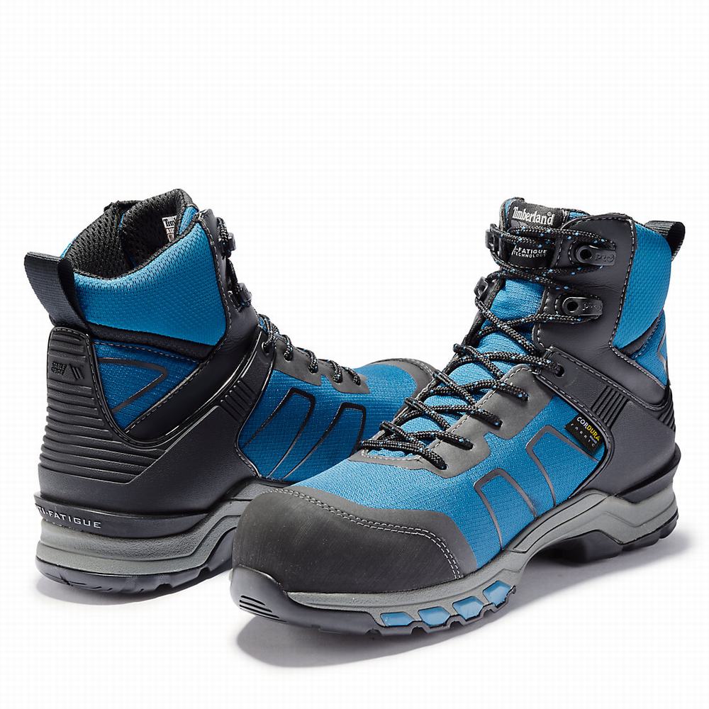Timberland PRO® Hypercharge Tekstil Composite Emniyet Burunlu Iş Botu Erkek Mavi | TR-3857P
