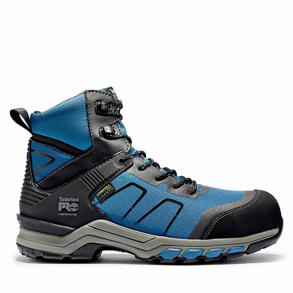 Timberland PRO® Hypercharge Tekstil Composite Emniyet Burunlu Iş Botu Erkek Mavi | TR-3857P