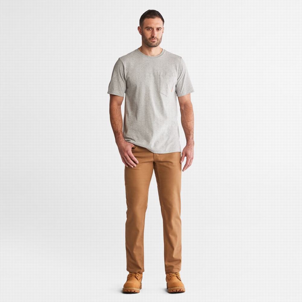 Timberland PRO® Ironhide Flex Kanvas İş Pantolon Erkek Koyu Kahverengi | TR-1357S