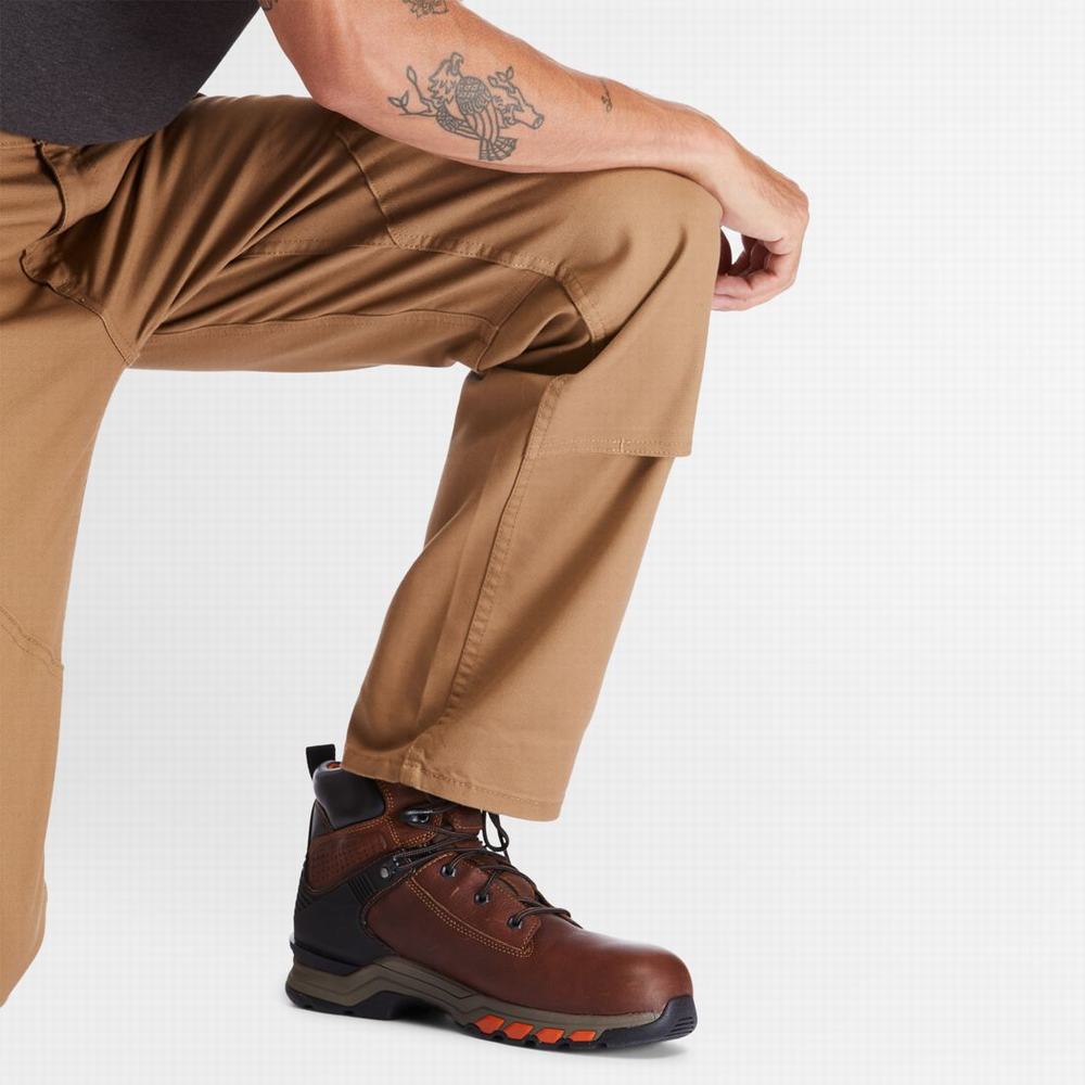 Timberland PRO® Ironhide Flex Utility Doublefront Pantolon Erkek Koyu Kahverengi | TR-3259J