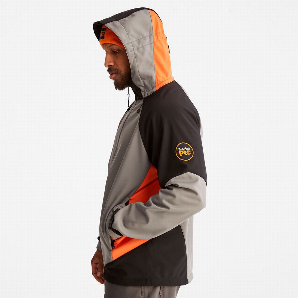Timberland PRO® Power Zip Kukuletalı Softshell Ceket Erkek Gri | TR-9058M