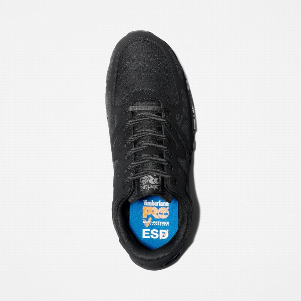 Timberland PRO® Powertrain Alloy Burunlu İş Sneaker İş Ayakkabısı Erkek Siyah | TR-8031M
