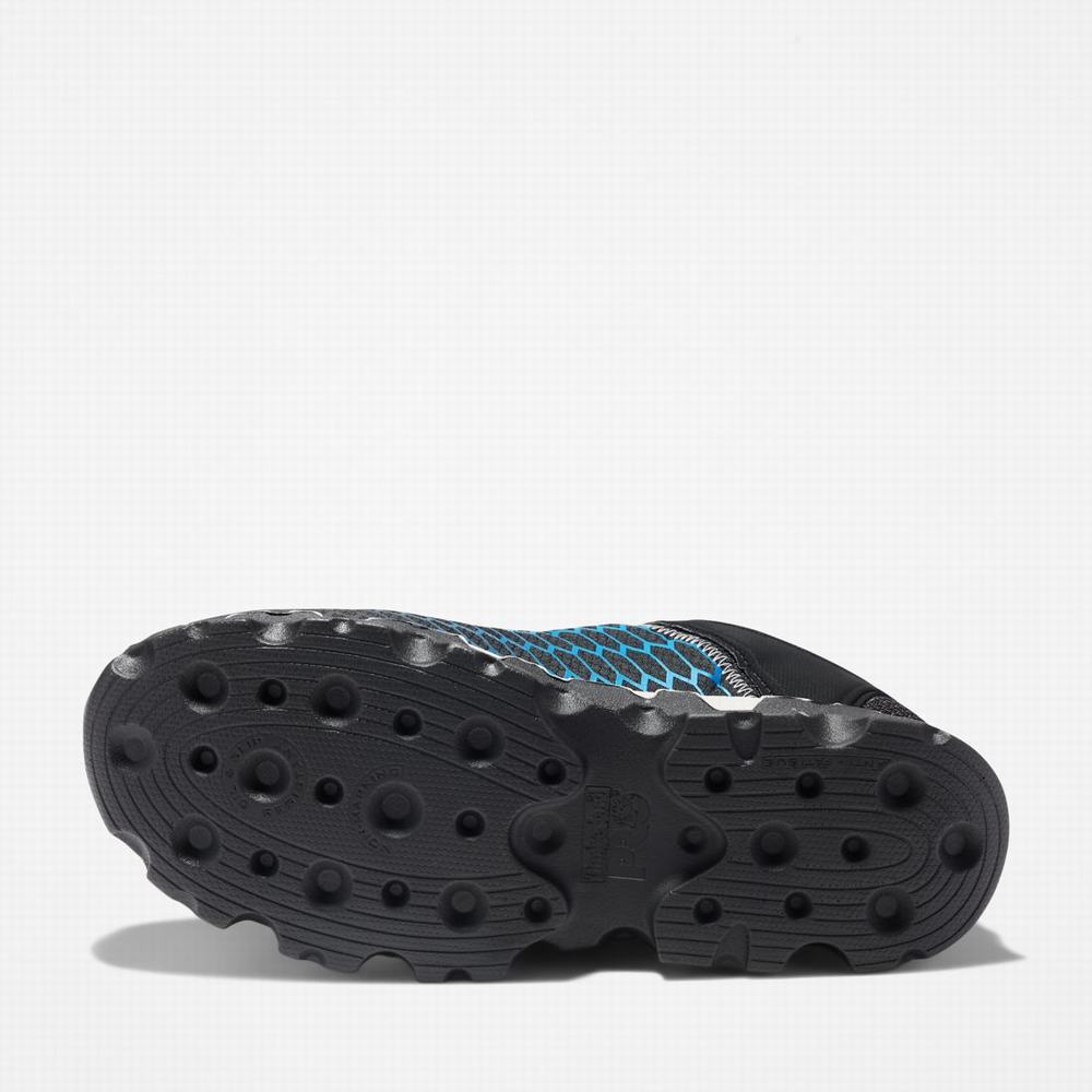 Timberland PRO® Powertrain Sport Alloy Burunlu İş Sneaker İş Ayakkabısı Erkek Siyah Mavi | TR-3867W