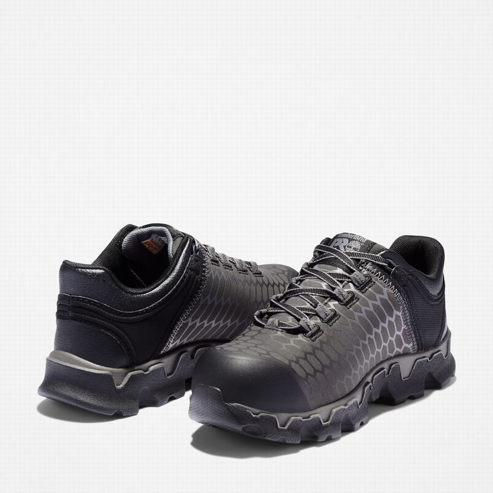 Timberland PRO® Powertrain Sport Alloy Burunlu İş Sneaker İş Ayakkabısı Kadın Siyah | TR-5410Y