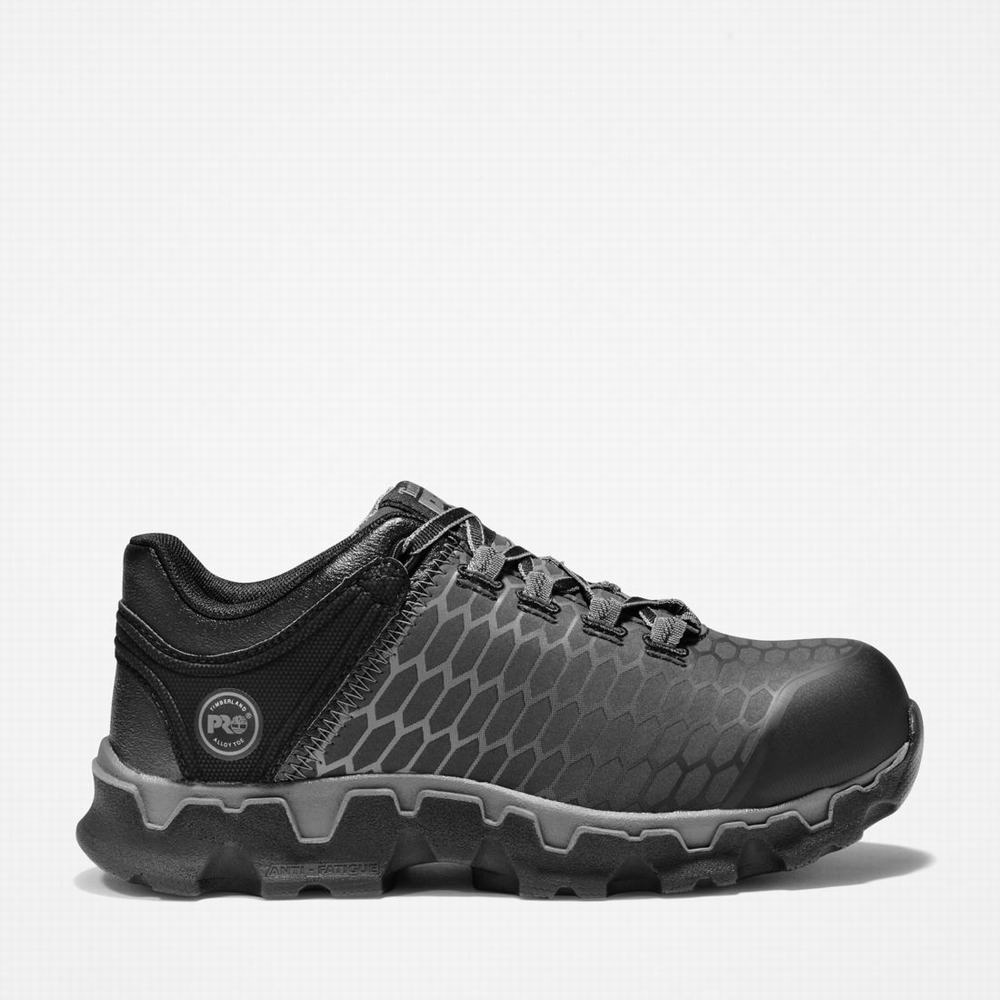 Timberland PRO® Powertrain Sport Alloy Burunlu İş Sneaker İş Ayakkabısı Kadın Siyah | TR-5410Y