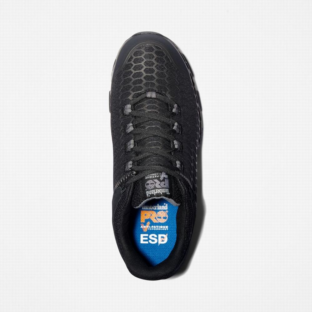 Timberland PRO® Powertrain Sport Alloy Burunlu İş Sneaker İş Ayakkabısı Erkek Siyah | TR-6953Z