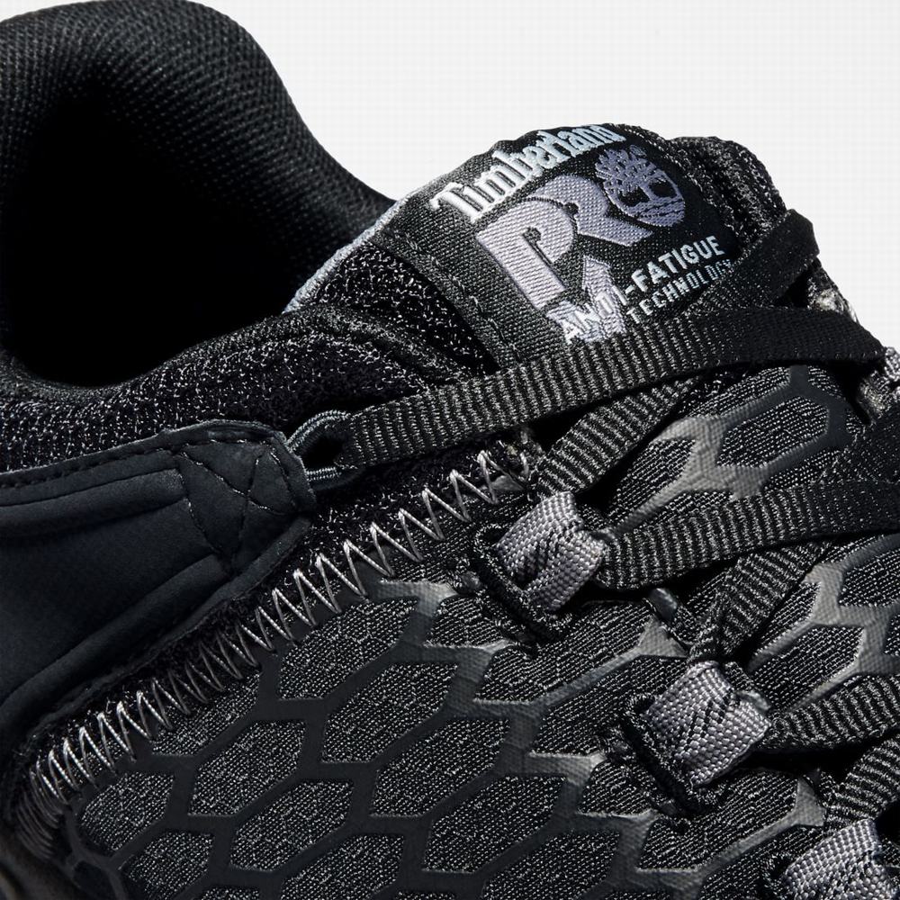 Timberland PRO® Powertrain Sport Alloy Burunlu İş Sneaker İş Ayakkabısı Erkek Siyah | TR-6953Z