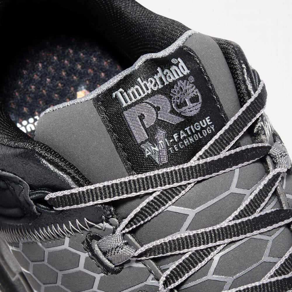 Timberland PRO® Powertrain Sport Alloy Burunlu İş Sneaker İş Ayakkabısı Erkek Siyah | TR-7495U