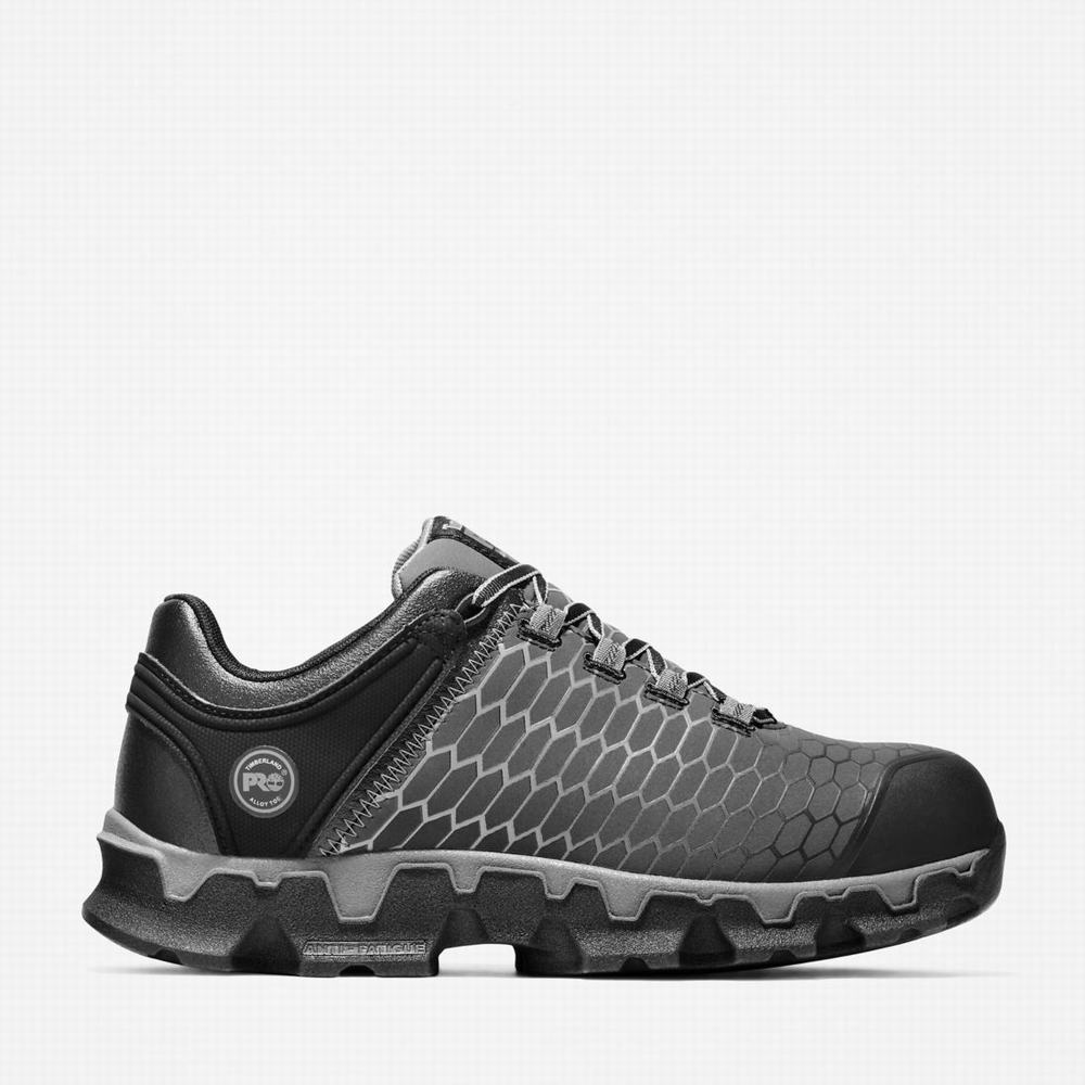 Timberland PRO® Powertrain Sport Alloy Burunlu İş Sneaker İş Ayakkabısı Erkek Siyah | TR-7495U
