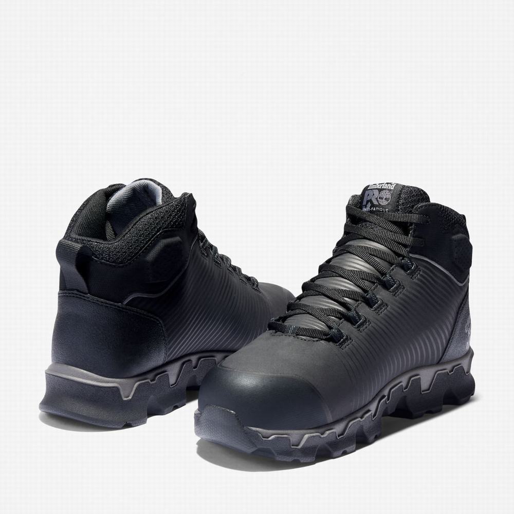 Timberland PRO® Powertrain Sport Alloy Burunlu İş Sneaker Iş Botu Erkek Siyah | TR-7840T