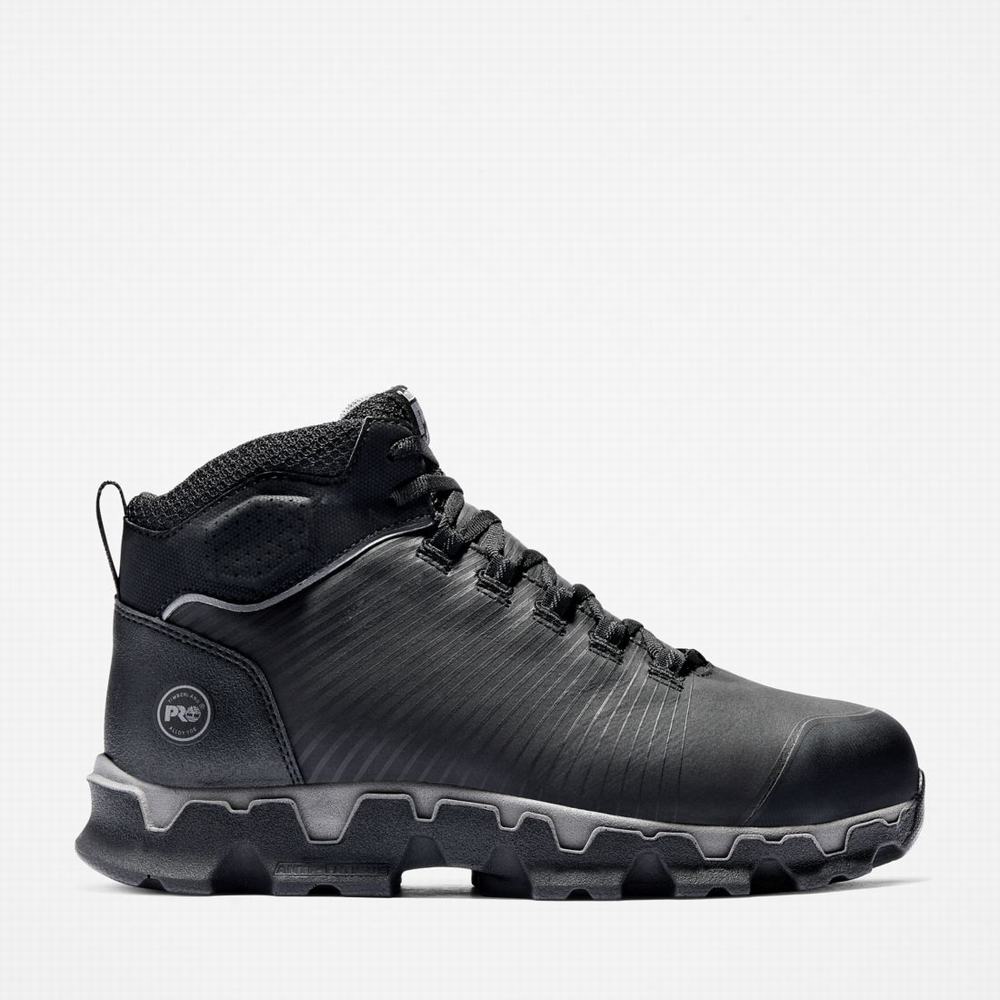 Timberland PRO® Powertrain Sport Alloy Burunlu İş Sneaker Iş Botu Erkek Siyah | TR-7840T