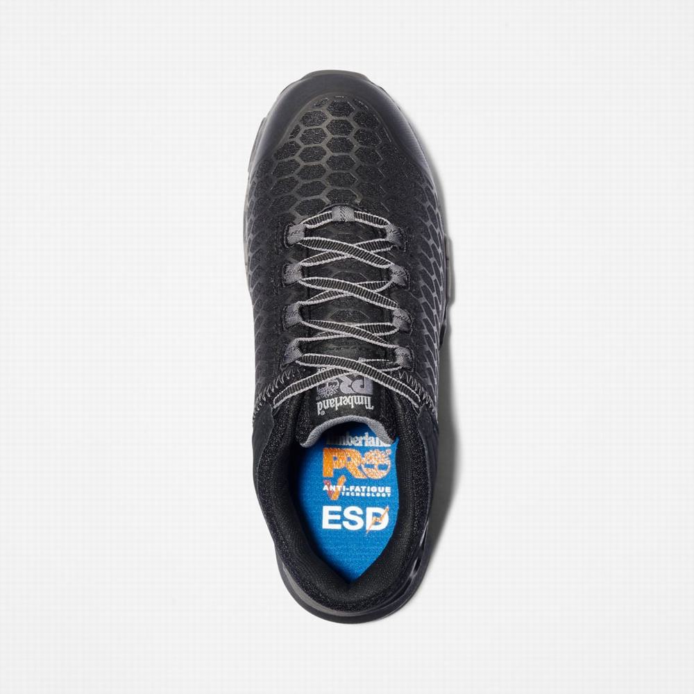Timberland PRO® Powertrain Sport Alloy Burunlu İş Sneaker İş Ayakkabısı Kadın Siyah | TR-8679B