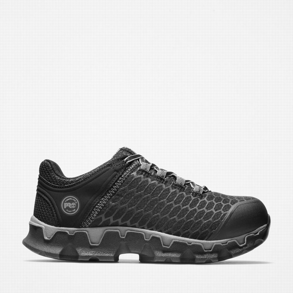 Timberland PRO® Powertrain Sport Alloy Burunlu İş Sneaker İş Ayakkabısı Kadın Siyah | TR-8679B