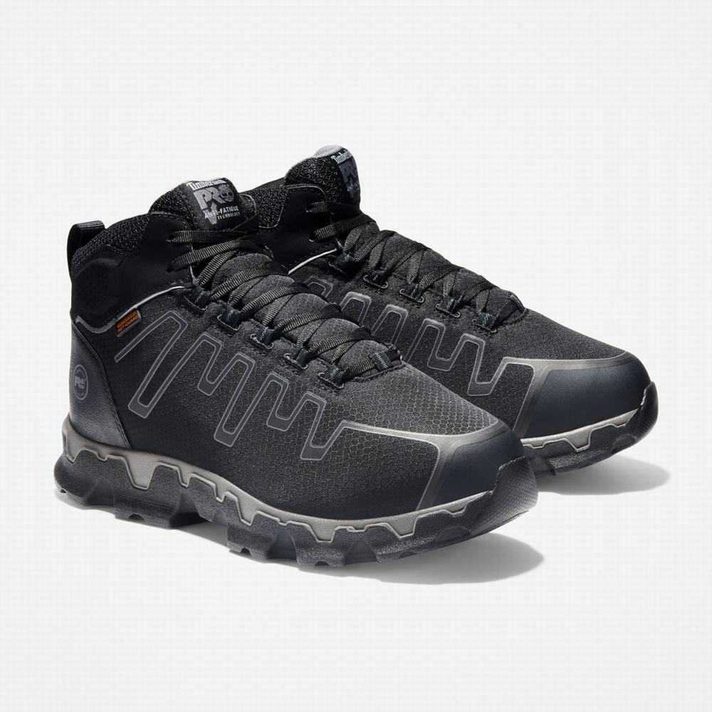 Timberland PRO® Powertrain Sport Met Guard Alloy Burunlu Iş Botu Erkek Siyah | TR-2640L