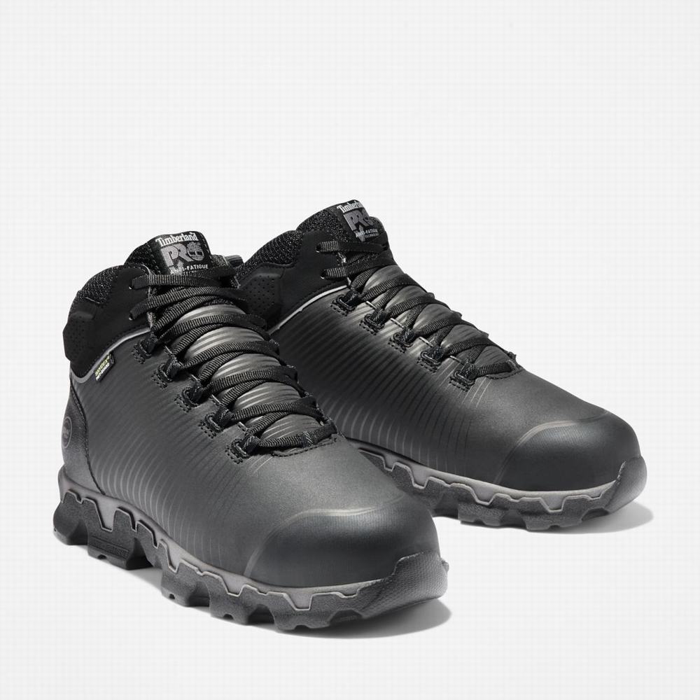 Timberland PRO® Powertrain Sport Met Guard Alloy Burunlu Iş Botu Erkek Siyah | TR-4605W