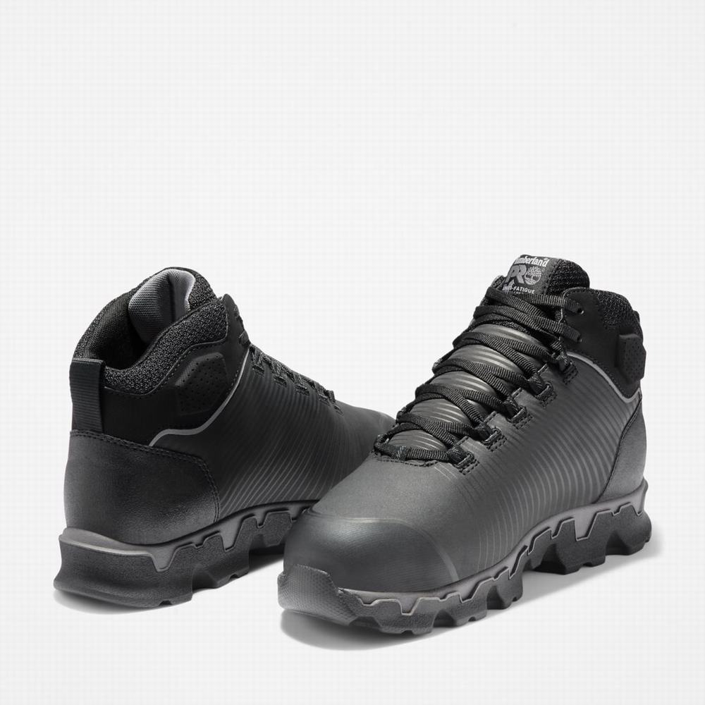 Timberland PRO® Powertrain Sport Met Guard Alloy Burunlu Iş Botu Erkek Siyah | TR-4605W