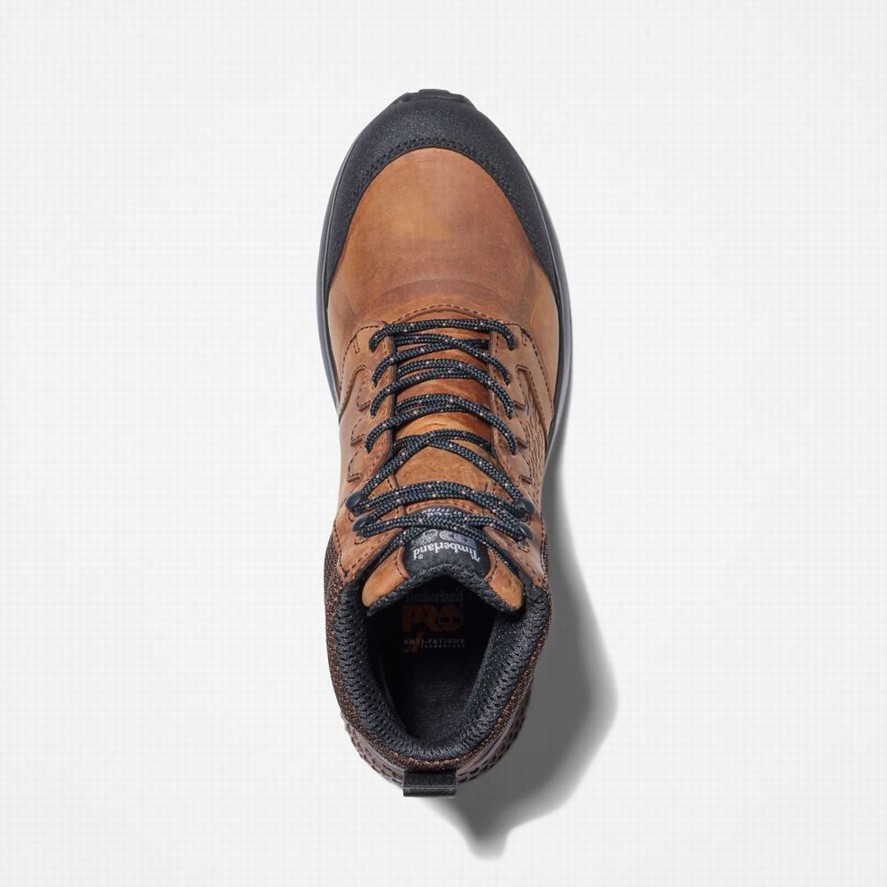 Timberland PRO® Reaxion Hikers Iş Botu Erkek Kahverengi Kahverengi | TR-9085H