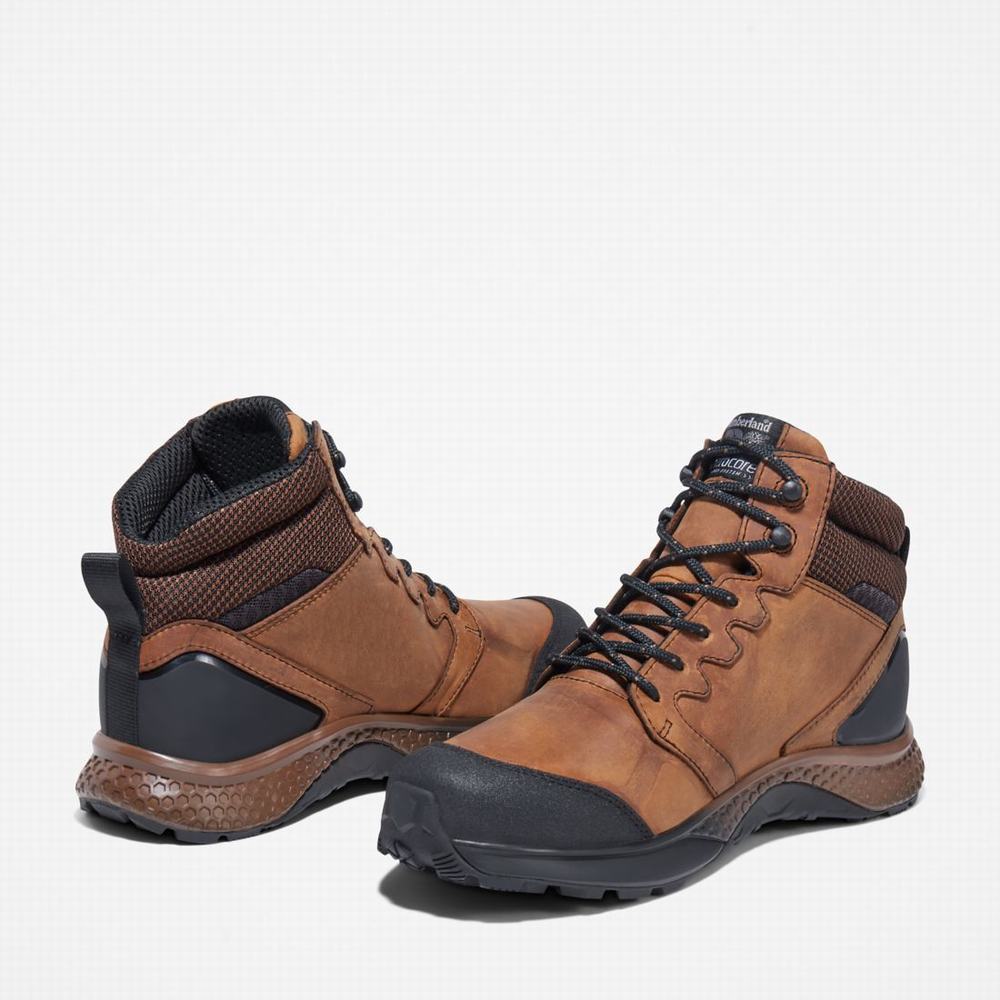 Timberland PRO® Reaxion Hikers Iş Botu Erkek Kahverengi Kahverengi | TR-9085H