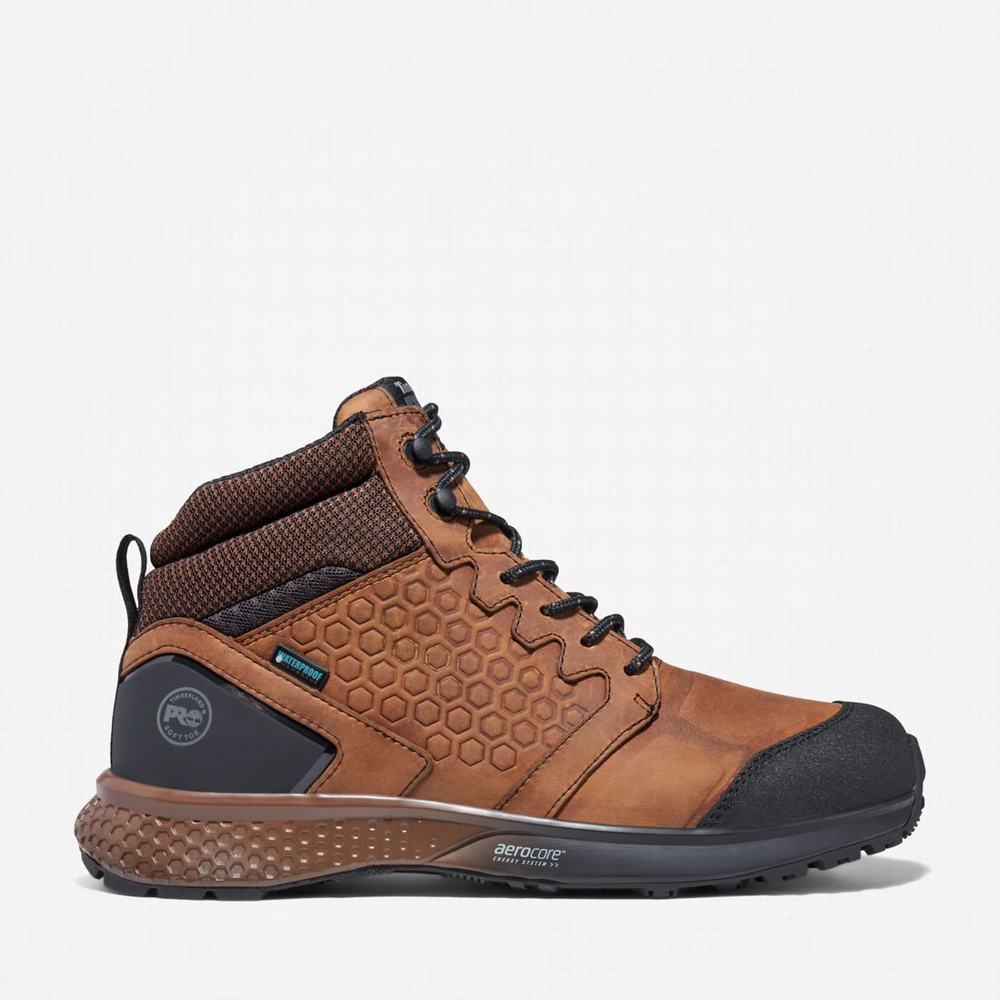 Timberland PRO® Reaxion Hikers Iş Botu Erkek Kahverengi Kahverengi | TR-9085H
