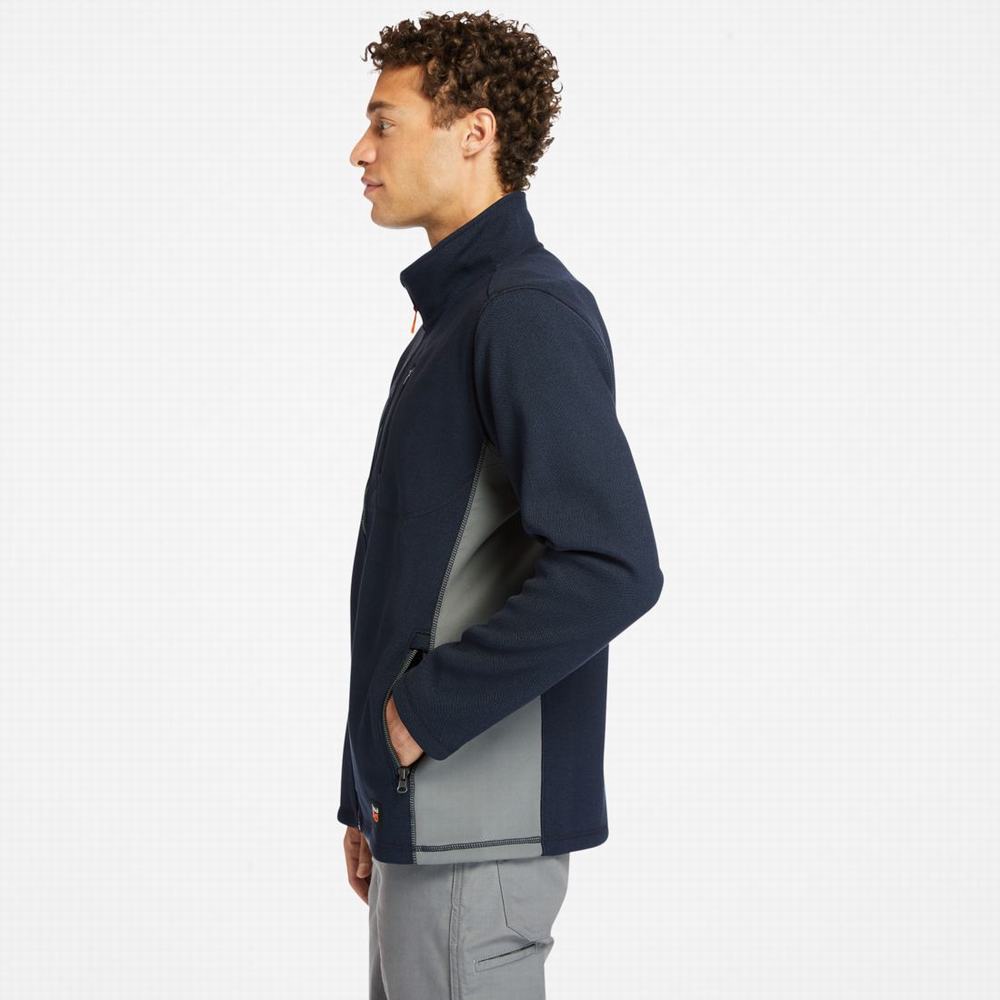 Timberland PRO® Studwall Full-Zip Fleece Gömlek Erkek Lacivert | TR-3824V