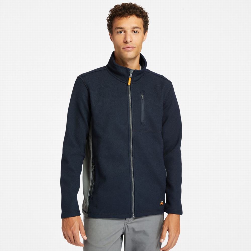 Timberland PRO® Studwall Full-Zip Fleece Gömlek Erkek Lacivert | TR-3824V