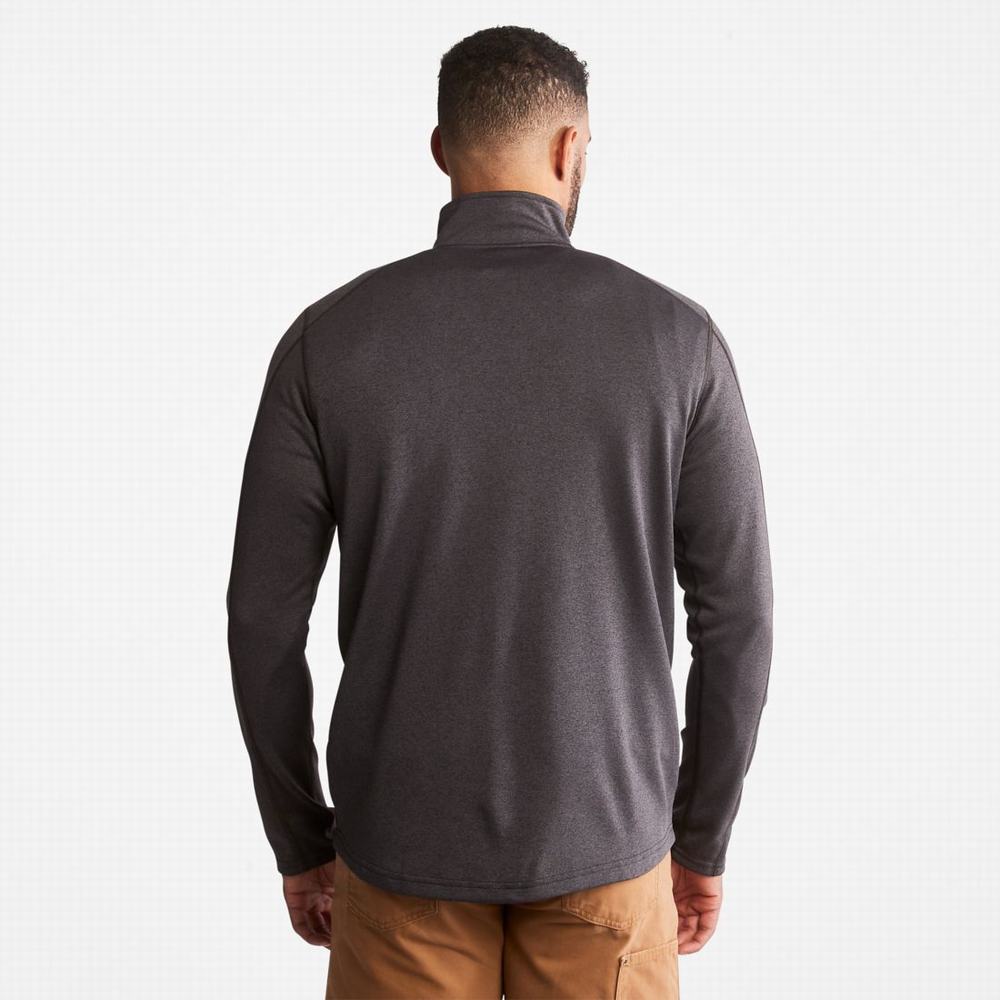 Timberland PRO® Understory Quarter-Zip Fleece Gömlek Erkek Koyu Gri | TR-4150X