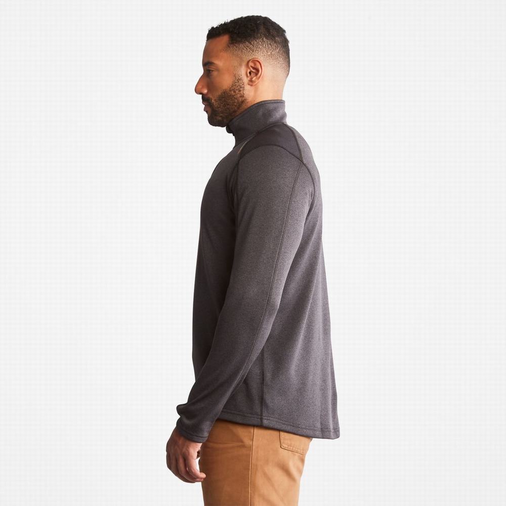 Timberland PRO® Understory Quarter-Zip Fleece Gömlek Erkek Koyu Gri | TR-4150X
