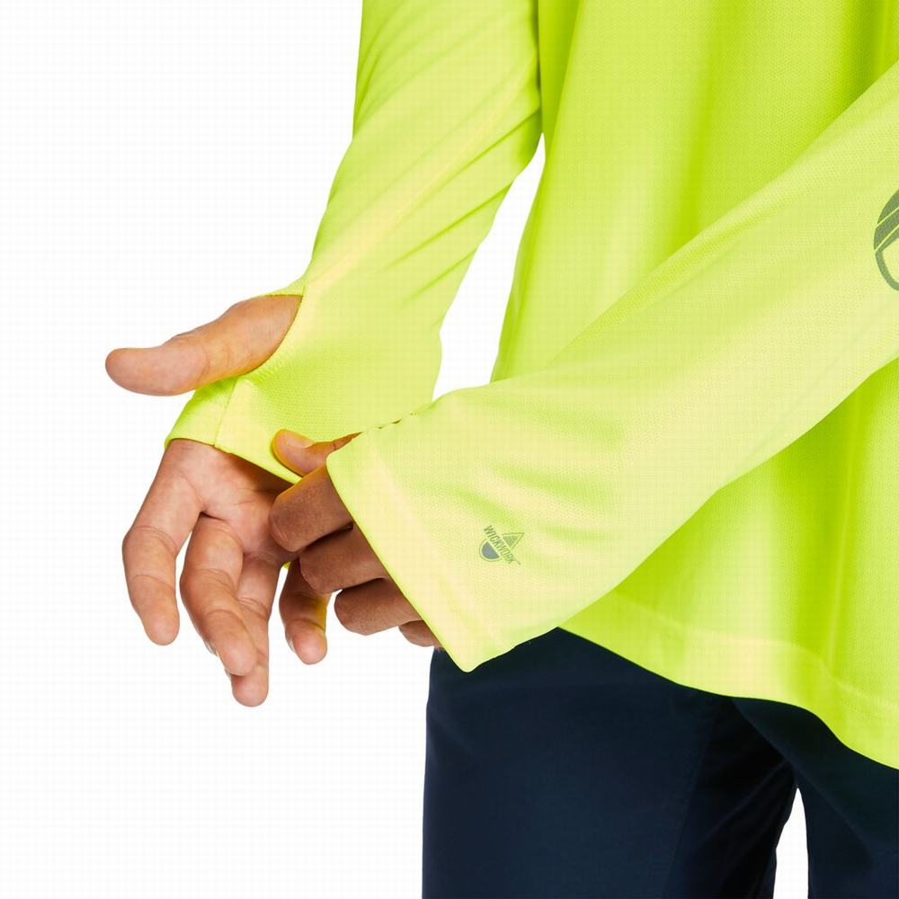 Timberland PRO® Wicking Good Kapüşonlu Sweatshirt Erkek Sarı | TR-4015C